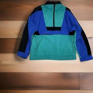 Mens Vintage 1990s Farwest Waterproof Three Pocket Pullover Bomber Jacket Sz M